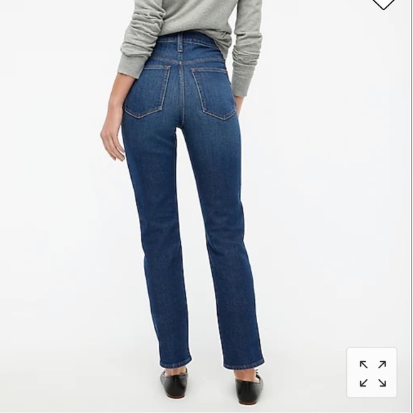 𝅺j. Crew Toothpick 8” Rise Jeans Size 27 - Picture 3 of 14